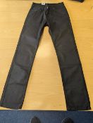  Levis San Fransisco Original 512 Black 30W 32L Mens Denim Jeans RRP 