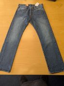  Levis San Fransisco Original 501 Blue 30W 30L Mens Denim Jeans RRP 