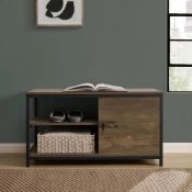 Dusk Willow Shoe Storage Bench - Mango Wood RRP ?œ45