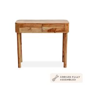 Dusk Avery Acacia Wood Dressing Table Console - Natural RRP ?œ249