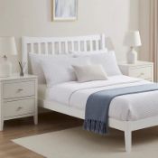 Dusk Dartmouth King Size Bed Frame - White RRP ?œ219