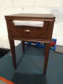 Dusk Stockholm Wood Veneer 1 Drawer Nightstand - Walnut RRP ?œ129