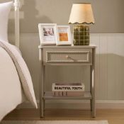 Dusk Posy 1 Drawer Nightstand - Taupe RRP ?œ89