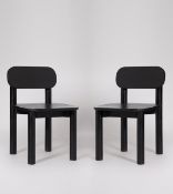 Swoon Rita Dining Chair x 1 Black Mango Wood RRP ?œ150