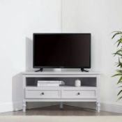 Dusk Ruby 100cm Corner TV Unit - Washed Stone RRP ?œ179