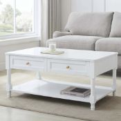 Dusk Ruby Coffee Table - Warm White RRP ?œ152