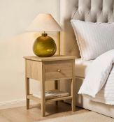 Dusk Nell 1 Drawer Nightstand - Light Wood RRP ?œ79