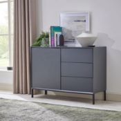 Dusk Nova Small Sideboard with Drawers - Charcoal RRP ?œ189