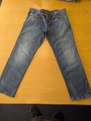  Diesel Grey 36W 32L Mens Jeans RRP 
