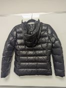  Moncler Short Down Black Est. Small Womens Jacket RRP œ899