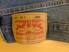  Levis San Fransisco Original 568 Blue 30W 31L Mens Denim Jeans RRP 