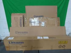 Dreams Quantum Upholstered Ottoman TV Bed Frame Small Double Black RRP ?œ1699