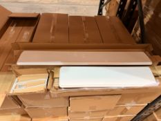12,759 x Greenhurst Radiator Shelves, No drilling required, all stock is overstock and unused.