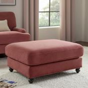 Dusk Hampshire Pouffe -y Pink RRP £199 - DUS-CC2-05269