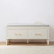 Dusk Sienna Storage Cupboard with Seat - Natural RRP £95 - DUS-CC2-00419