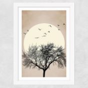 East End Prints East End Prints Dreamers (Bright) by Kubistika 25x30 Black Framed Art Print RRP Â£50