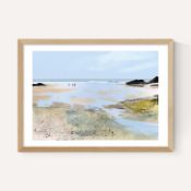 East End Prints East End Prints Sea View by Dan Hobday 30x40 Oak Framed Art Print RRP Â£60.00