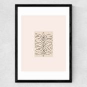 East End Prints East End Prints Organics by Flower Love Child 25x30 Black Framed Art Print RRP Â£50.