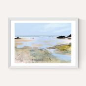 East End Prints East End Prints Sea View by Dan Hobday 40x50 White Framed Art Print RRP Â£85.00