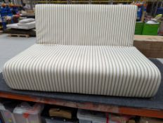 Dusk Seattle Double Click Clack Sofa Bed - Sand Stripe RRP Â£389 - DUS-CC2-01284