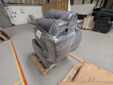 Oak Furnitureland Arabella 2-Seater Modular Sofa In Dexter Shadow RRP Â£1100 - CCG-TRA-00105
