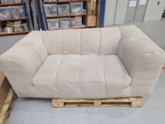 Dusk Manhattan 2 Seater Sofa - Stone RRP £759 - DUS-CC2-03257
