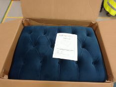 Dusk Hebden Pouffe - Royal Blue RRP £179 - DUS-CC2-05257