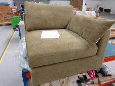 Dusk Miami RHA Unit in Chenille Olive RRP £150 - DUS-CC2-03222