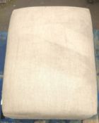 Oak Furnitureland Oak Furnitureland Goodwood Storage Footstool in Plush Beige Fabric RRP £329.99 - C