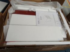 Dusk Isla 2 Drawer Bedside Table - Burnt Red RRP £74 - DUS-CC2-05011