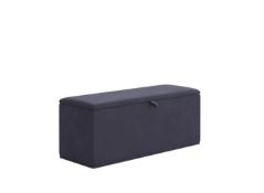 Dreams Camden Blanket Box Navy RRP £199 - DRE-FUR-00175