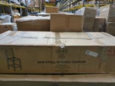 Roseland Furniture Portland Oak Bar Stool RRP £135 - ROS-OUT-00745