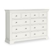 Roseland Furniture Colette 4 Over 6 Chest Of Drawers RRP £630 - ROS-OUT-00249