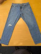 Levis San Fransisco Original Wedgie Blue 31W Womens Denim Jeans RRP £60 - JPS-DSV-00067