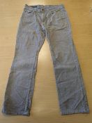 Tommy Hilfiger Corded Trousers Beige 33W 30L Mens Cord Trousers RRP £50 - JPS-DSV-00102
