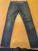 Levis San Fransisco Signature Blue 30W 32L Mens Denim Jeans RRP £50 - JPS-DSV-00184
