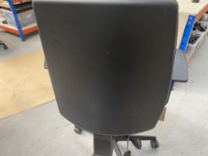 Posturite Posturite Positiv P-Sit High Back Office Chair with Armrests and Inflatable Lumbar - Black