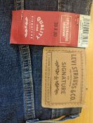 Levis Strauss Signature Blue 30W 30L Mens Denim Jeans RRP  - JPS-DSV-00068