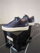 Aqua & Rock Drake Heaven trainers Nappa Notte (Blue) size 38 RRP £299 - AQU-AUC-00012