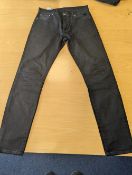 Levis San Fransisco Original 512 Black 30W 32L Mens Denim Jeans RRP  - JPS-DSV-00078