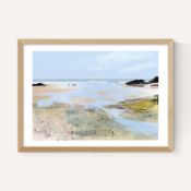 East End Prints East End Prints Sea View by Dan Hobday 30x40 Oak Framed Art Print RRP £60.00 - EAS-C