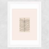 East End Prints East End Prints Organics by Flower Love Child 25x30 Black Framed Art Print RRP £50.0