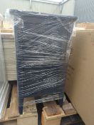 Roseland Furniture Stirling Blue Narrow Bedside Table RRP £110 - ROS-OUT-00141