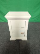 Roseland Furniture Colette 3 Drawer Bedside Table RRP Â£140 - ROS-OUT-00827