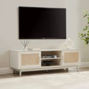 Dusk Isla 140cm TV Unit - Cream RRP Â£104 - DUS-AUC-03682