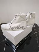 Aqua & Rock Coralina high-top trainers White size 43 RRP Â£279 - AQU-AUC-00034