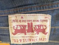 Levis San Fransisco Signature Blue 30W 32L Mens Denim Jeans RRP Â£50 - JPS-DSV-00184