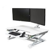 Posturite DeskRite 100 Sit-Stand Platform No Monitor Arm - White RRP Â£344 - POS-CC2-00236
