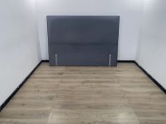 Heals Newman Headboard Smart Velvet Mercury Super King RRP Â£739 - HEA-CC2-00055