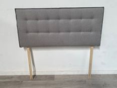 Carpetright Solar 5ft Headboard in Steel RRP Â£129 - CCG-TRA-00123